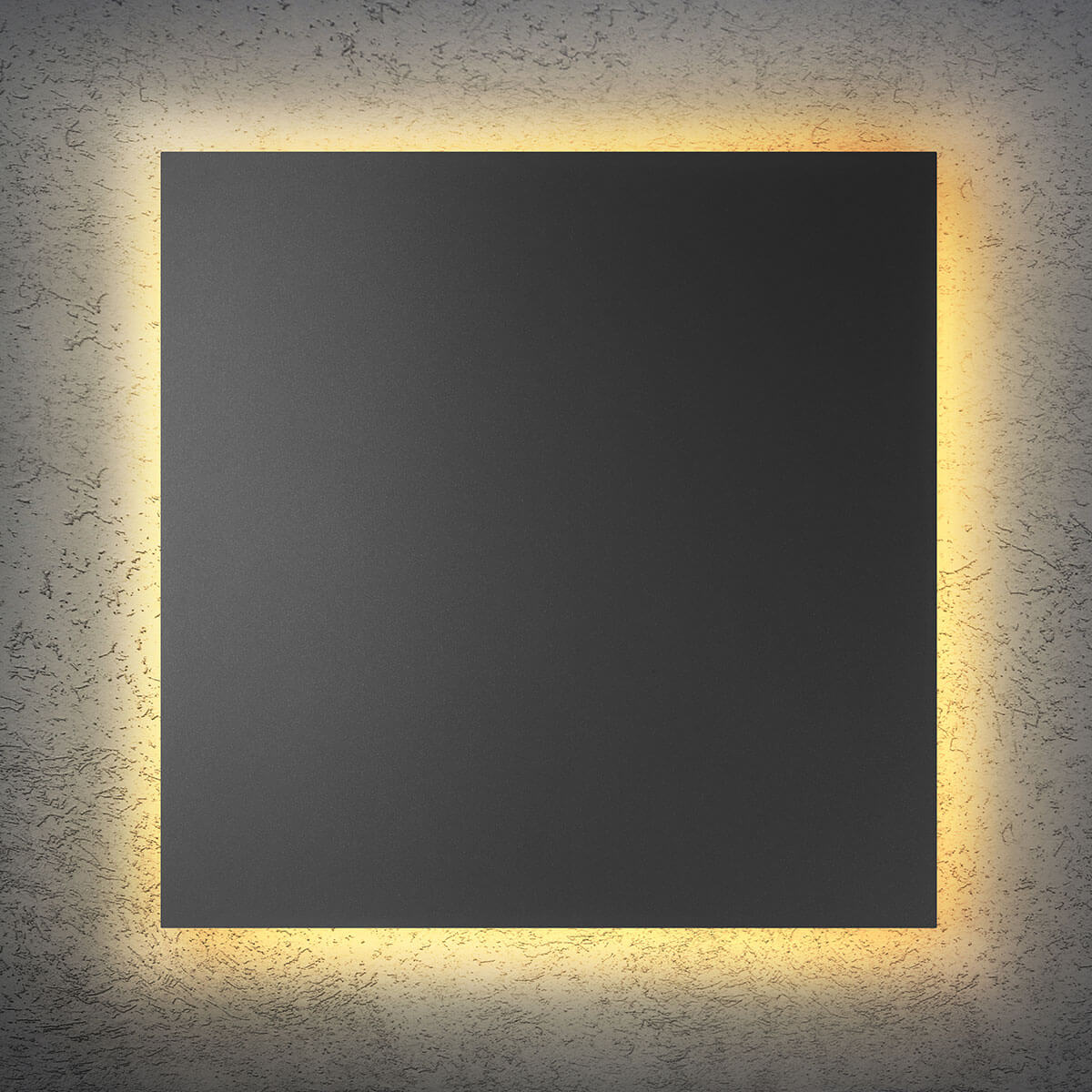 Escale Blade-Q LED Wand- / Deckenleuchte, 59 x 59 cm, mit Casambi-Modul, anthrazit