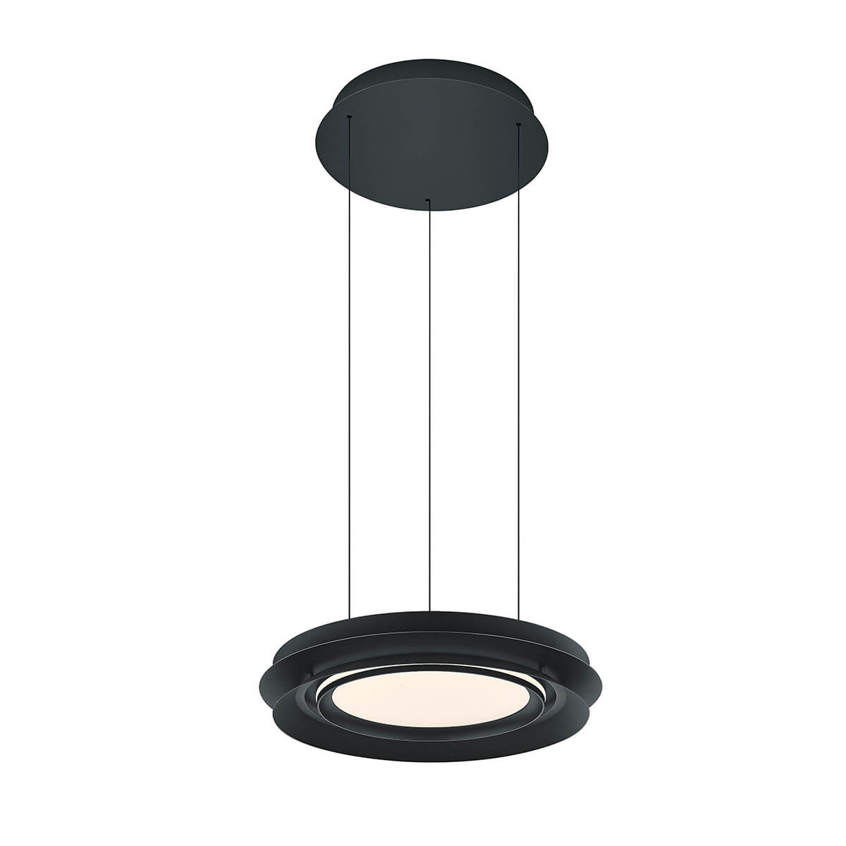 HELL Lys LED Pendelleuchte, schwarz