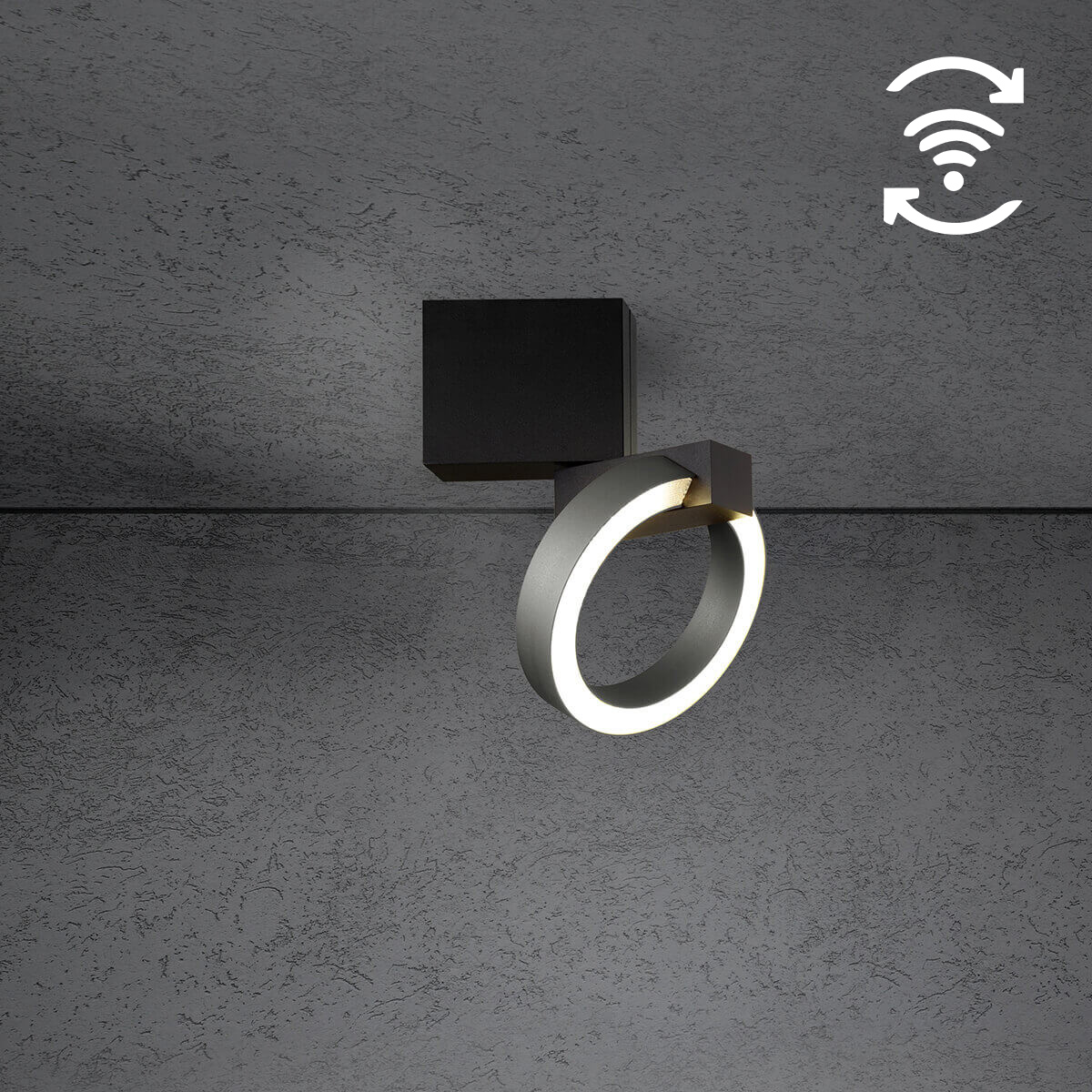 schwarz / anthrazit eloxal