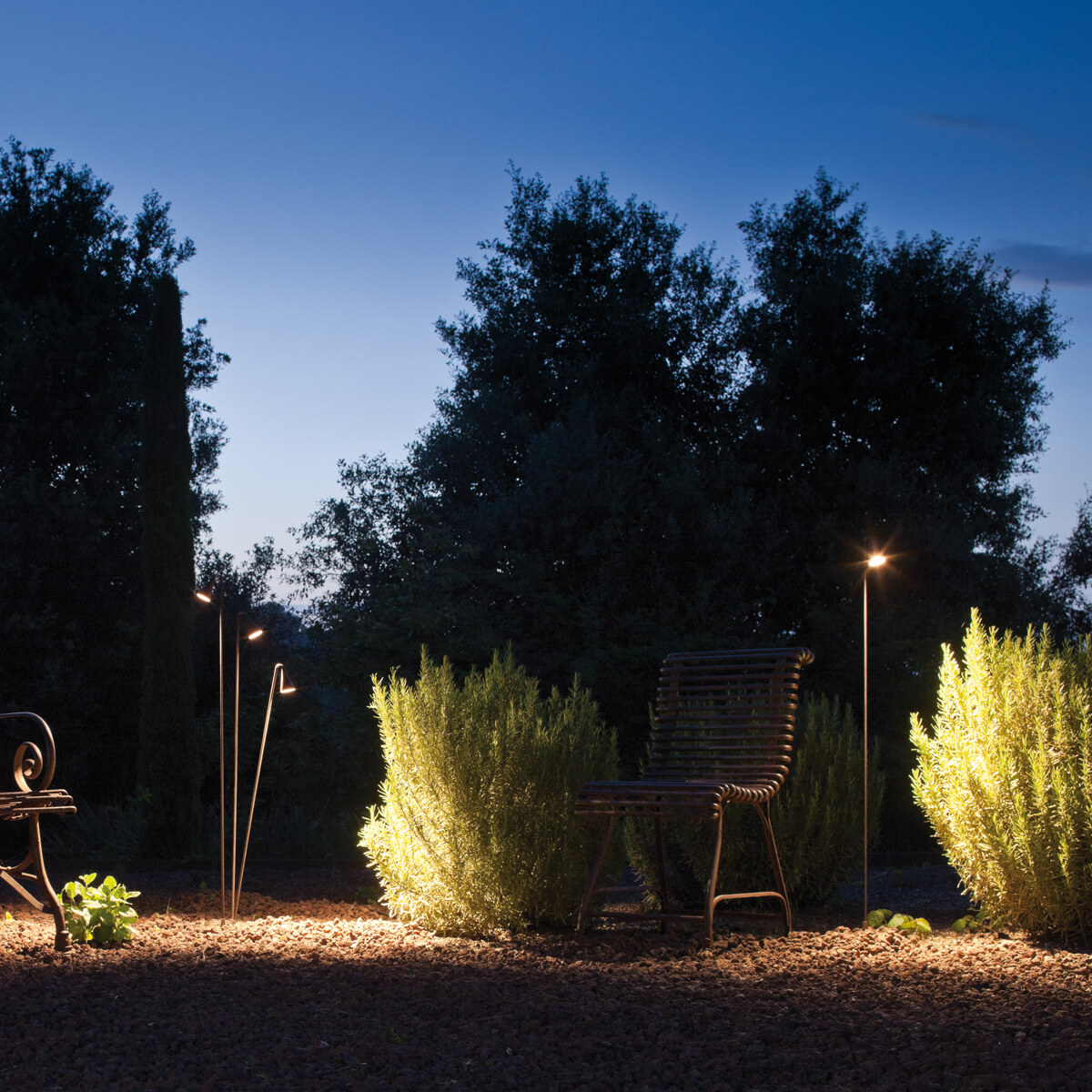 Vibia Brisa LED Außenleuchte, mit Einbauadapter