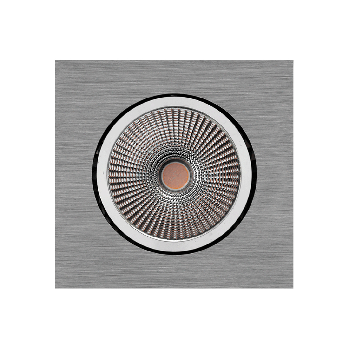 Mobilux MOBiDIM COB Power Q LED Einbaustrahler, Aluminium gebürstet, poliert