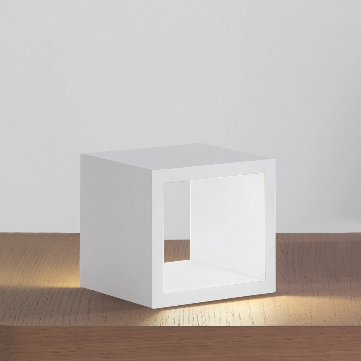Icone Cubo LED Tischleuchte, weiß