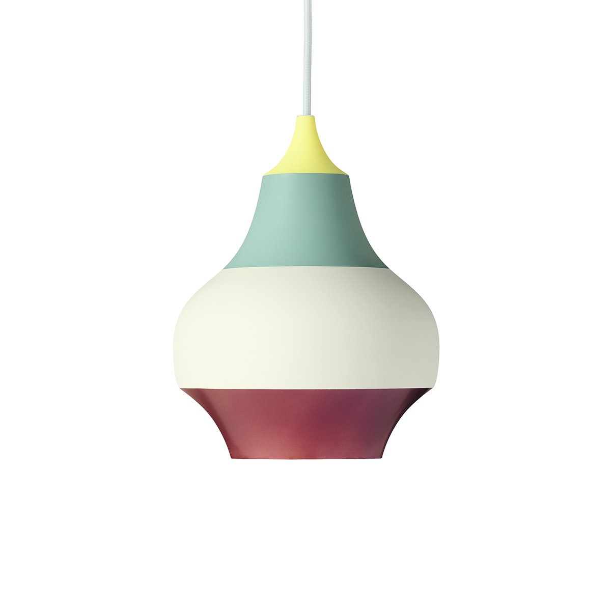 Louis Poulsen Cirque Pendelleuchte, Ø: 38 cm, gelb
