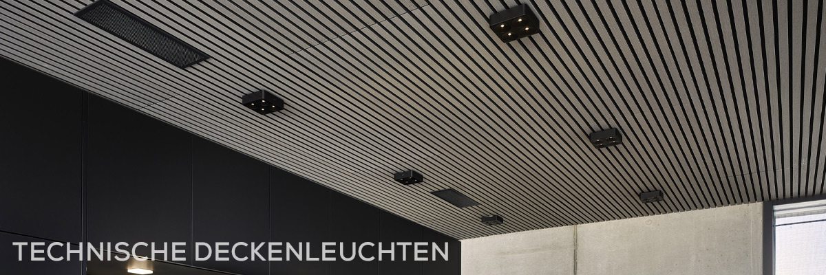 Kategoriebanner gewerbliche technische Deckenleuchten Kategoriebanner gewerbliche technische Deckenleuchten
