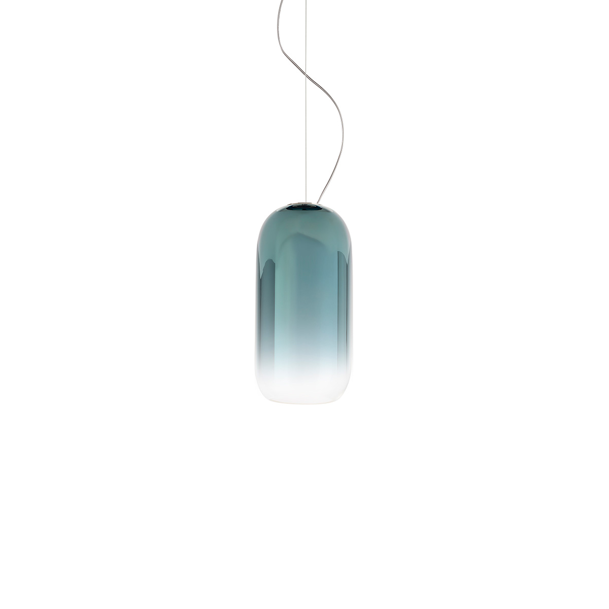 Artemide Design Gople Lamp Mini Sospensione, blau