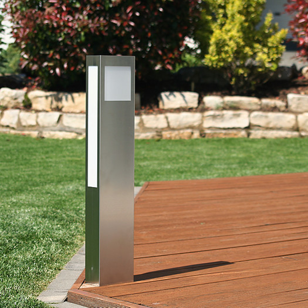 CMD Leuchten 24/66 Stehleuchte, Edelstahl