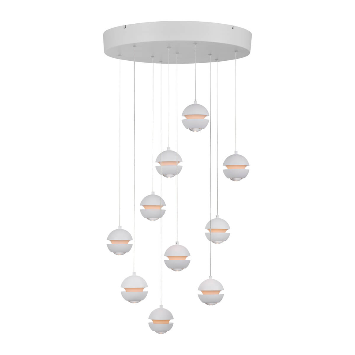 Lini LED Pendelleuchte, 10-flg.