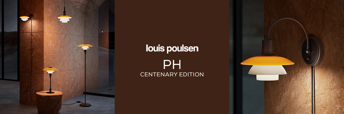 Louis Poulsen PH Centenary Edition Leuchten in stimmungsvollem Wohnambiente