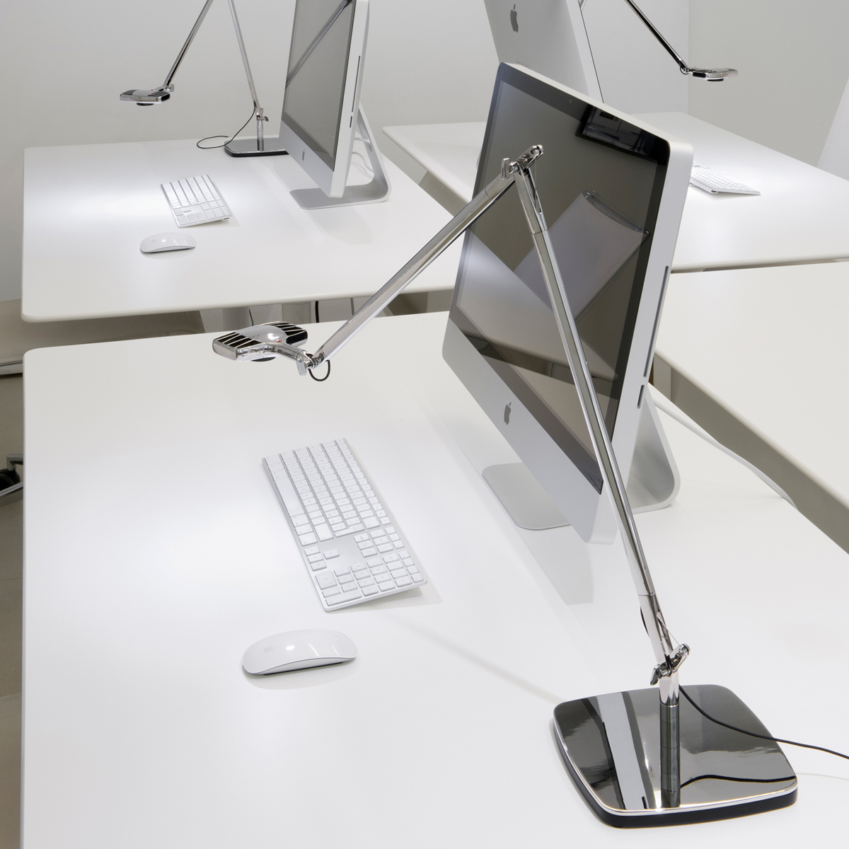 Luceplan Otto Watt Tavolo, Aluminium poliert
