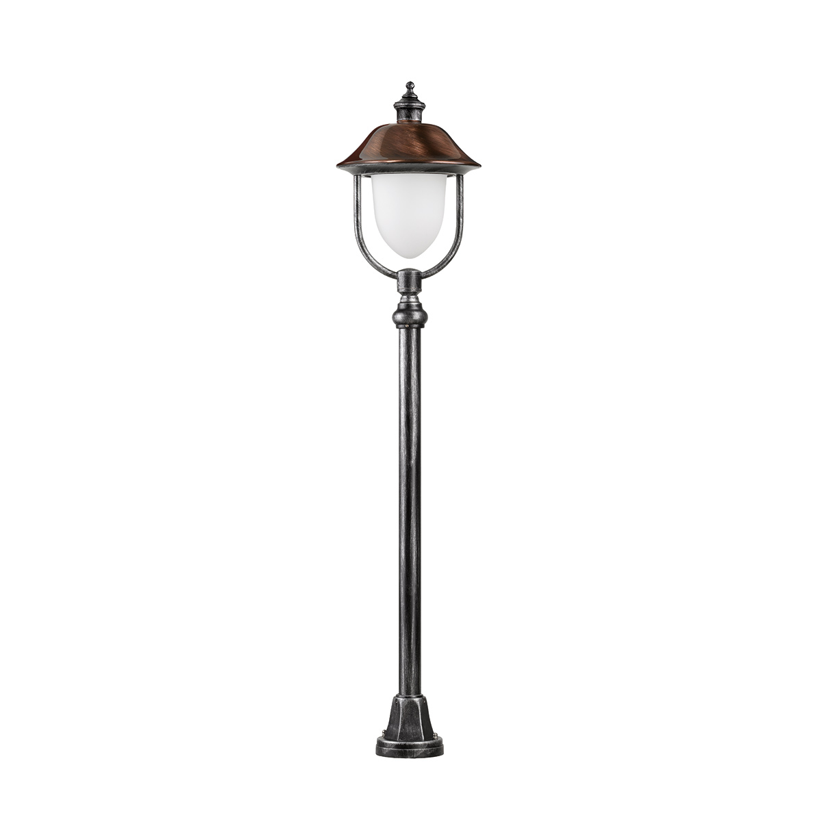 LCD Außenleuchten 1152/1155 Stehleuchte, schwarz/Silber/Kupfer