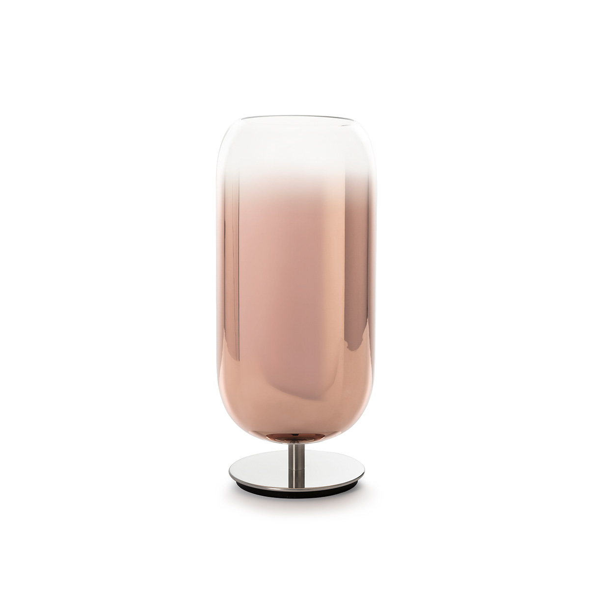 Artemide Gople Lamp Tavolo, Aluminium, Schirm: kupferfarben