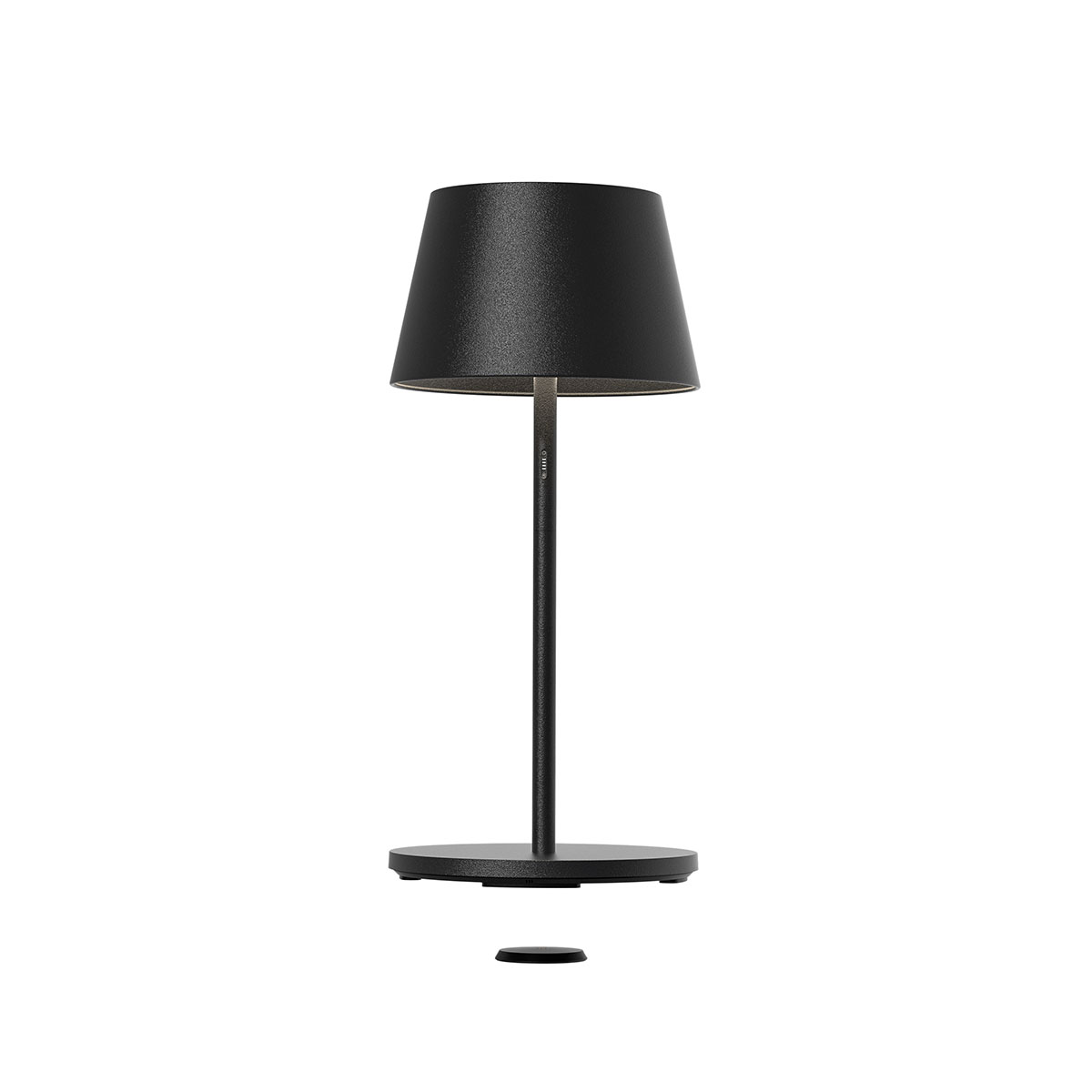 Sompex Garcon RGB LED Akkustehleuchte, schwarz, höhenverstellbar von Stehleuchte zur Tischleuchte