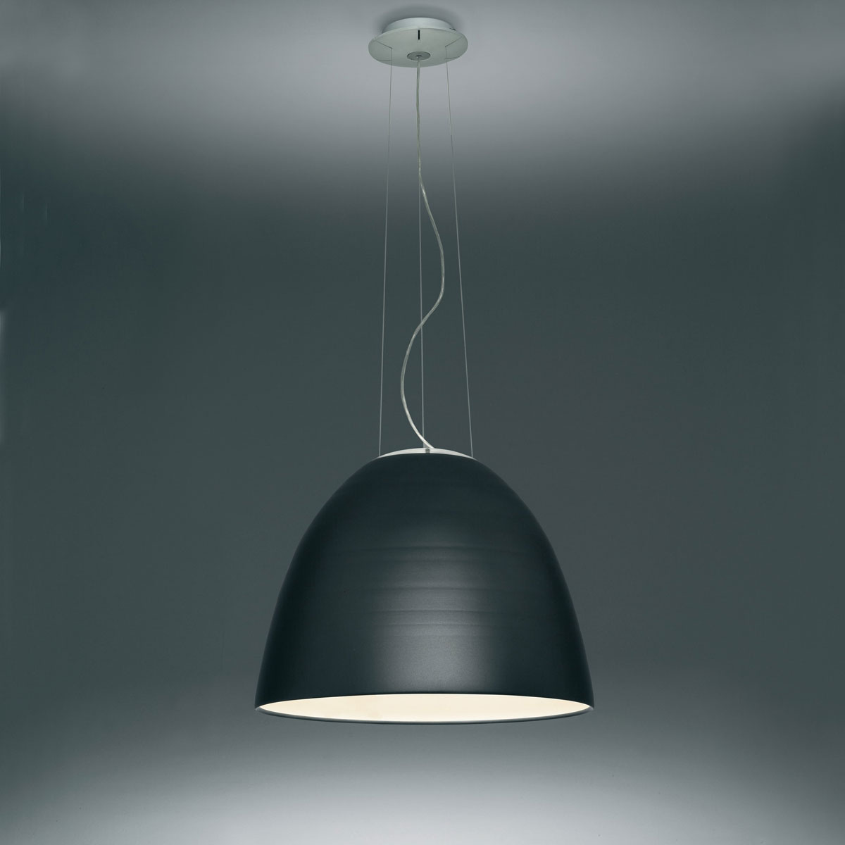 Artemide Nur Sospensione, anthrazitgrau