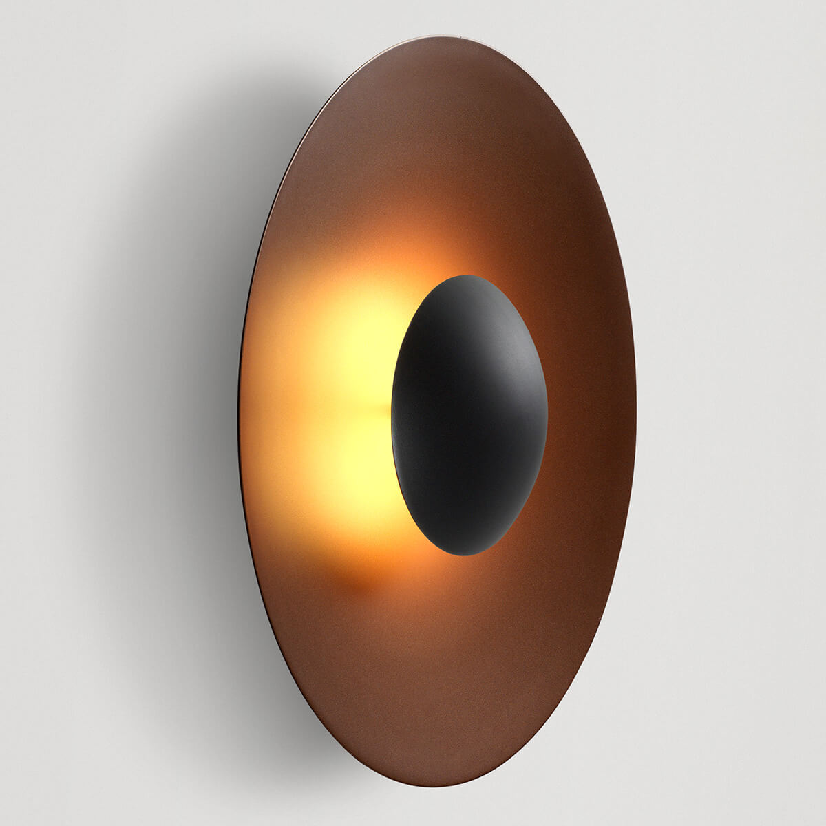 Marset Ginger 60C IP65 LED Wand- / Deckenleuchte, rostbraun