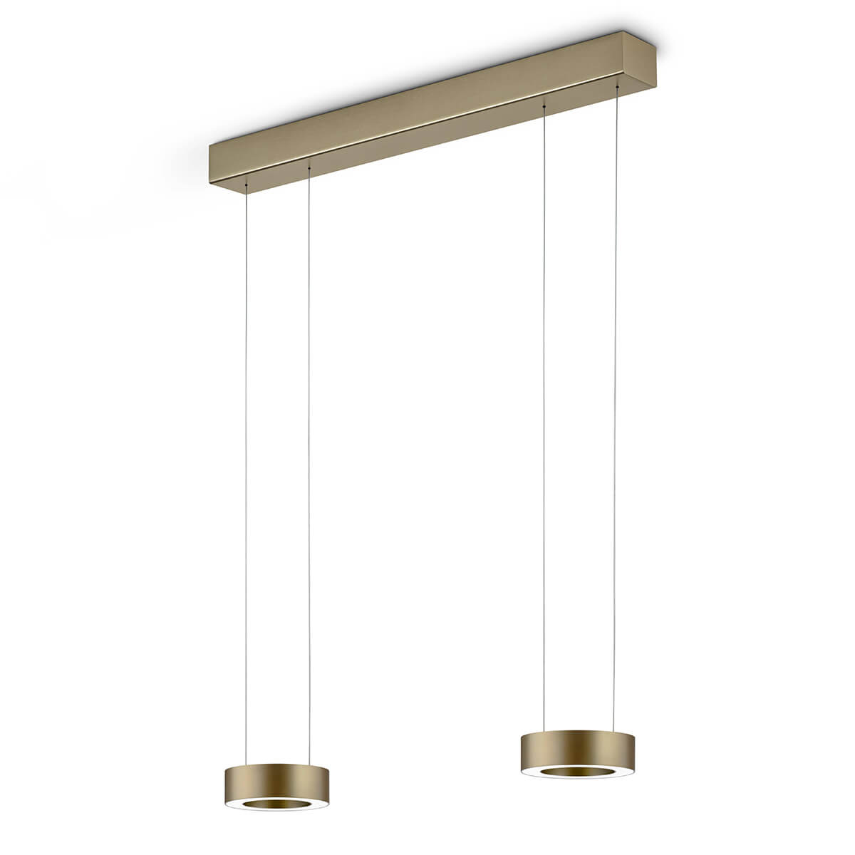 Knapstein Zera-2 LED Pendelleuchte, Effekt Bronze