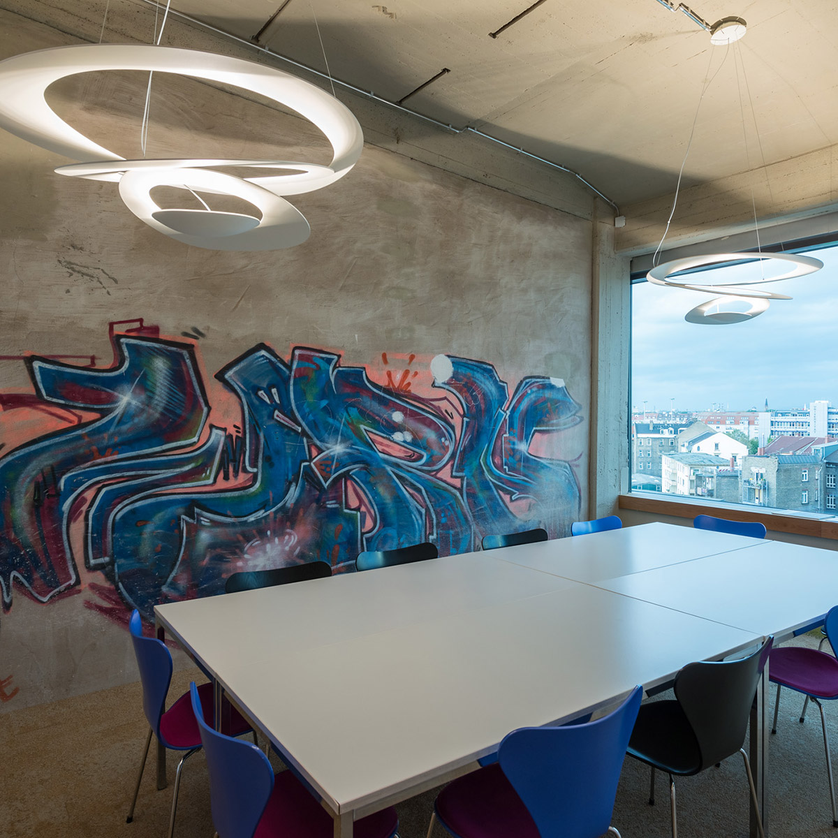 Artemide Design Pirce Sospensione LED, weiß, Anwendungsbild