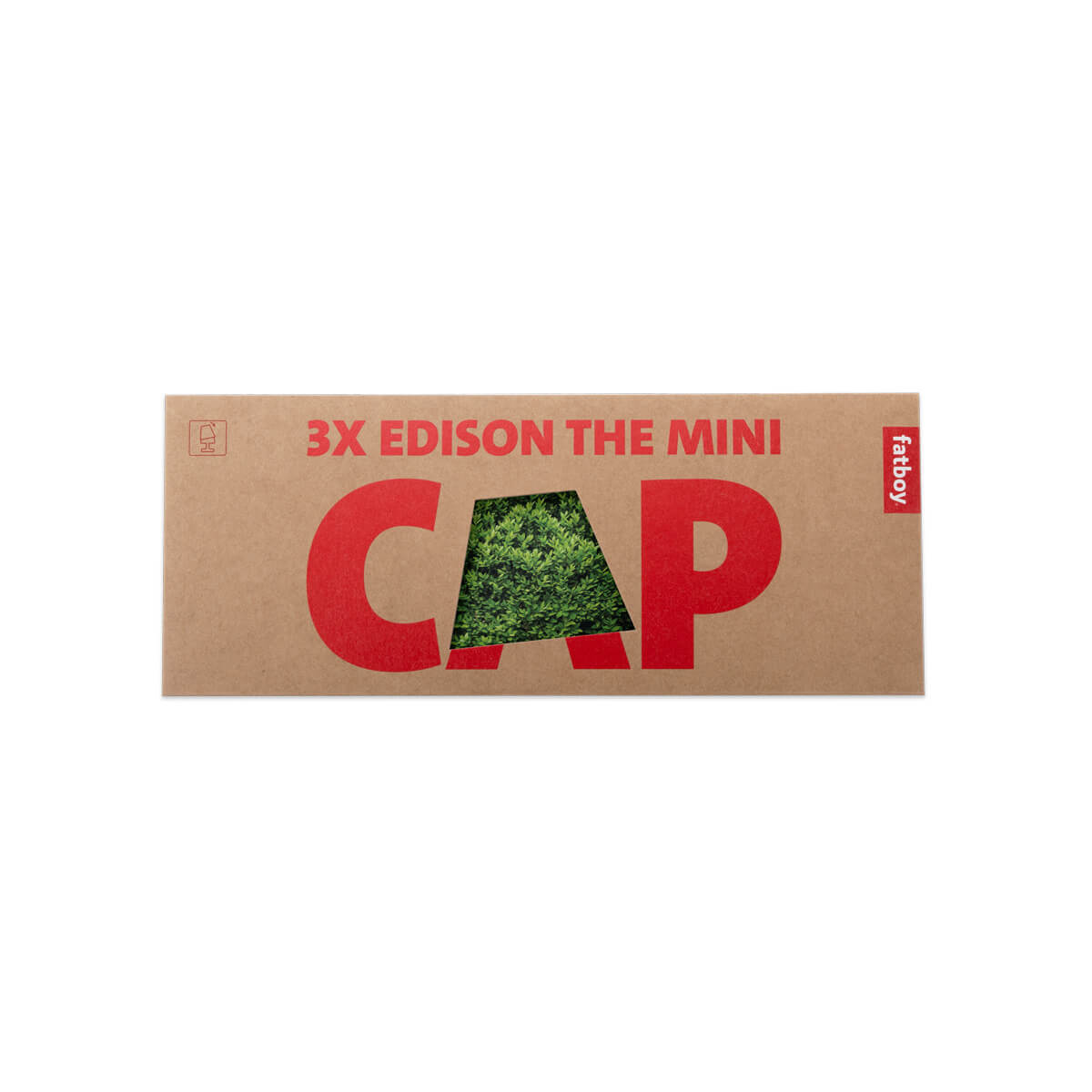 Fatboy Mini Cappie Buxus, 3er-Set, für Edison the Mini, grün
