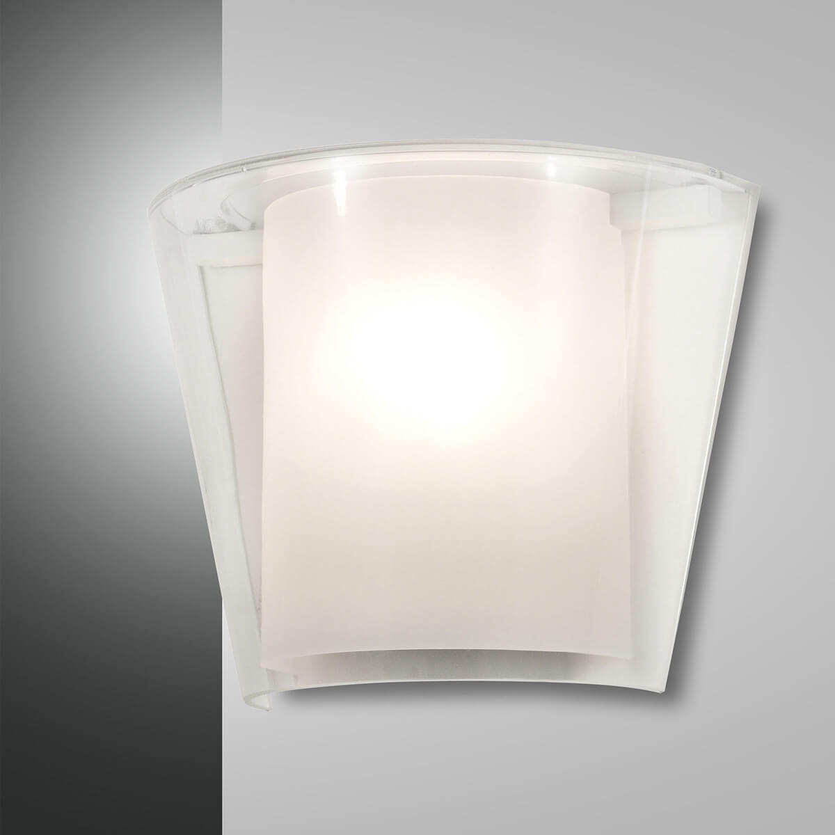 Fabas Luce Viki Wandleuchte, transparent