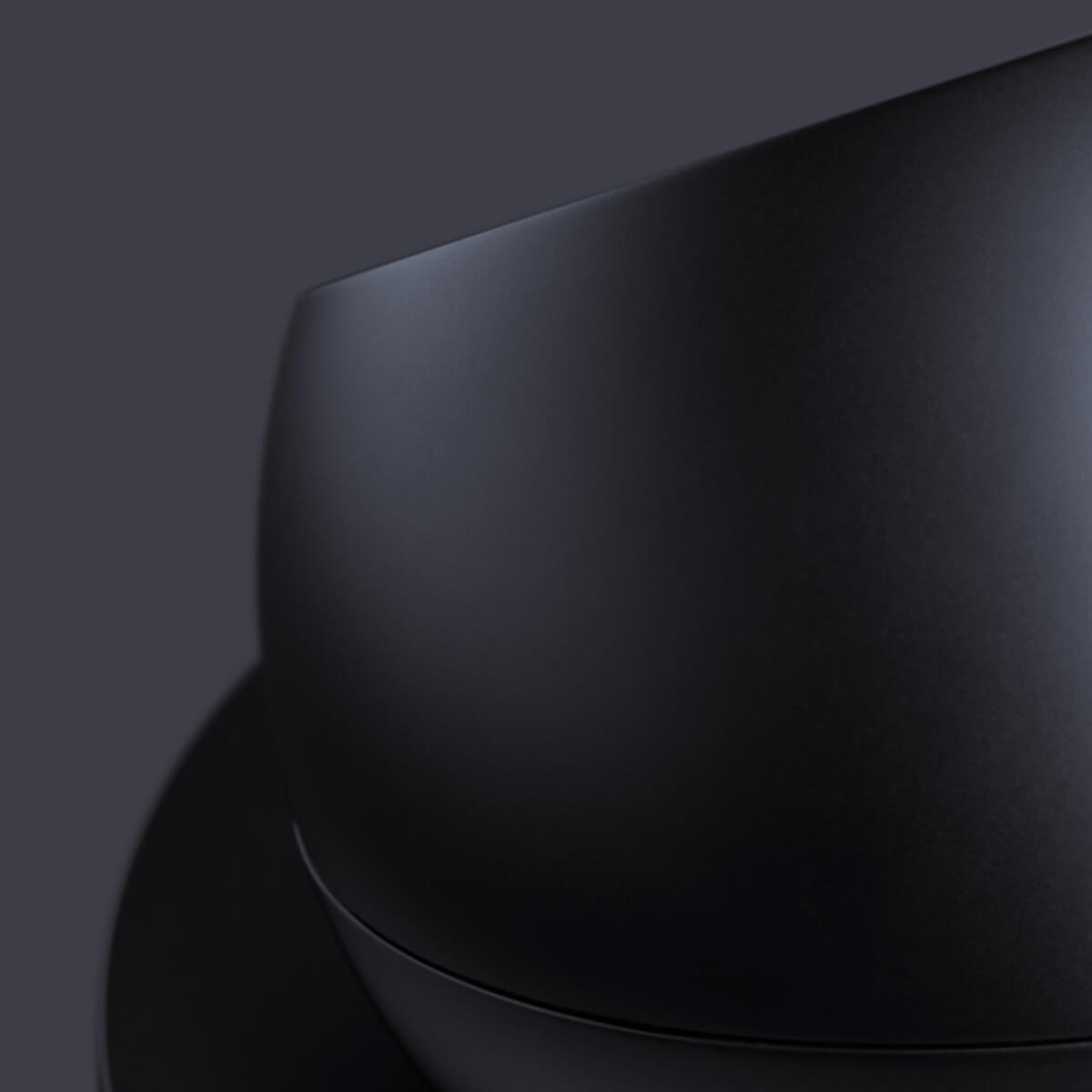 Occhio Sito R basso Volt S80 Bodenleuchte, schwarz matt