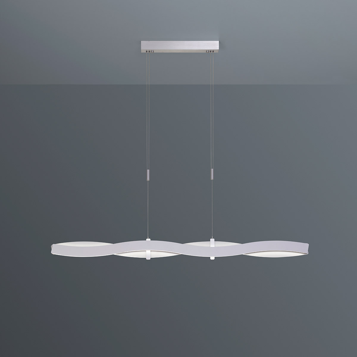 Bopp Plus Swing LED Pendelleuchte, Aluminium eloxiert