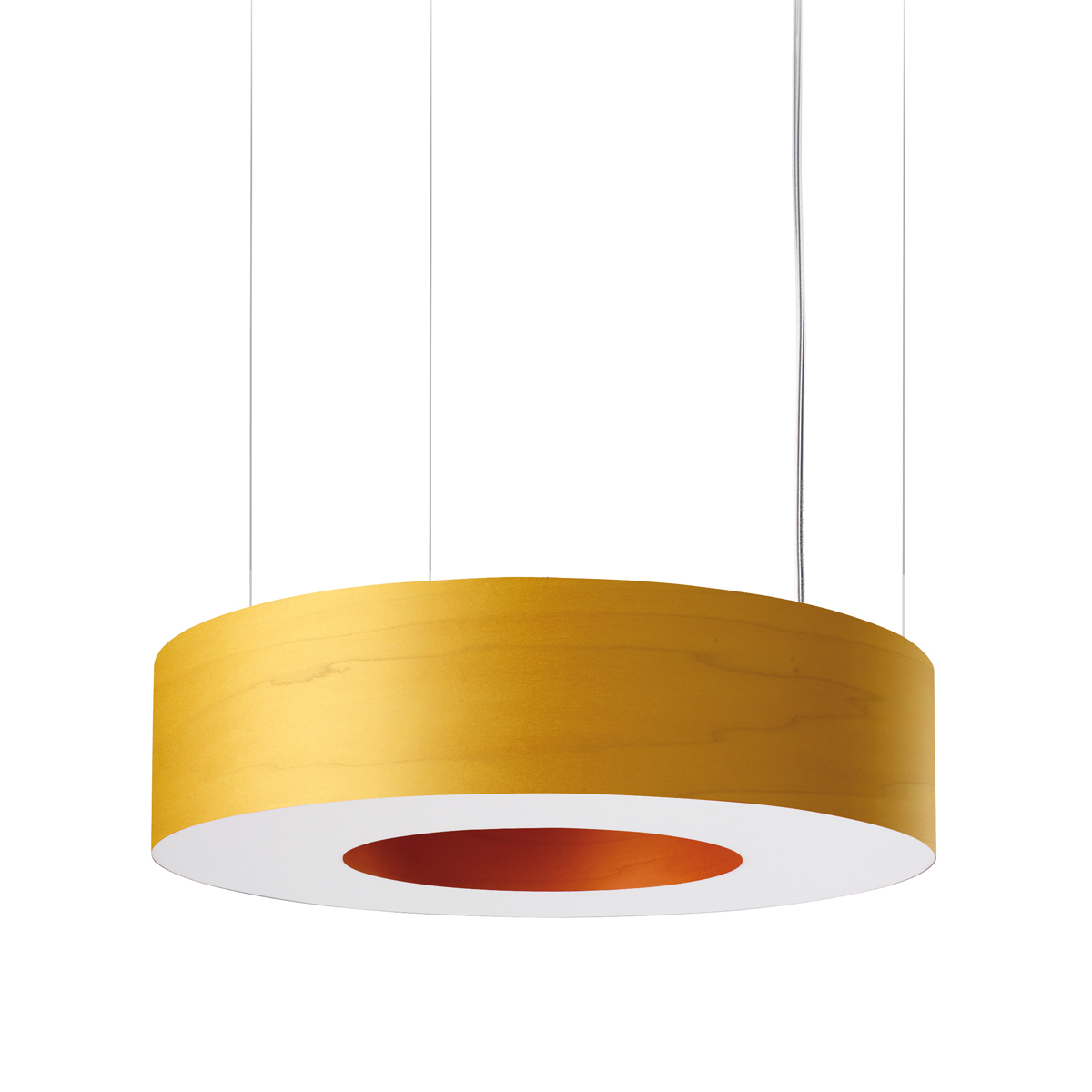 LZF Lamps Saturnia Medium LED Pendelleuchte, gelb
