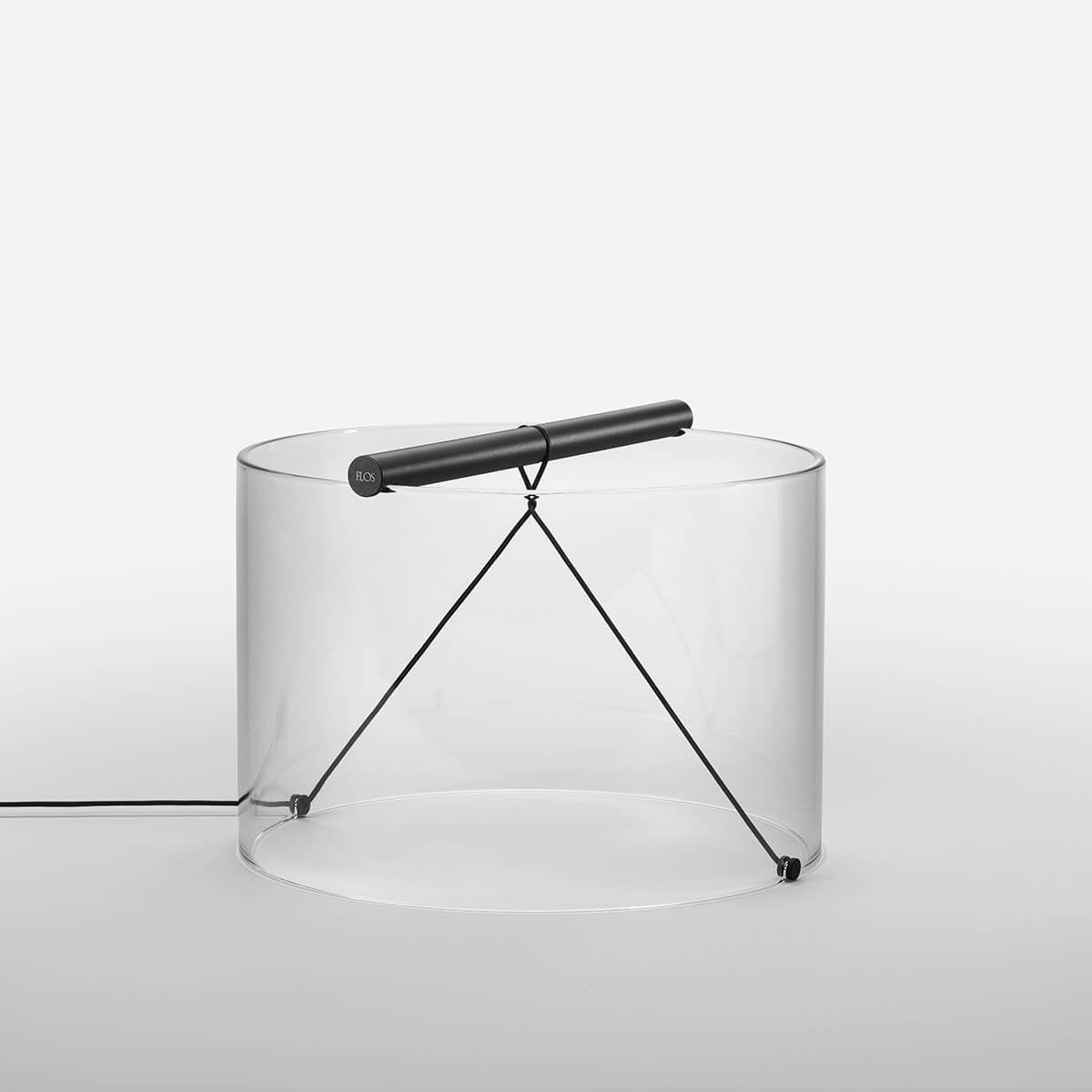 Flos To-Tie T3 LED Tischleuchte, schwarz matt (ausgeschaltet)