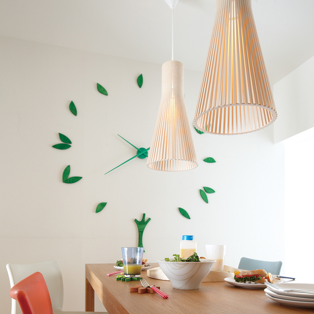 Secto Design Secto 4200 Pendelleuchte, weiß laminiert, Kabel: weiß