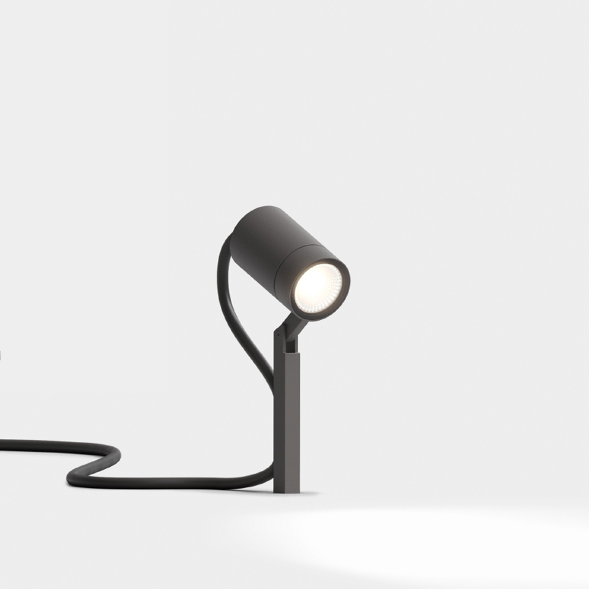 IP44.DE Piek Spot 25 LED Spießstrahler Connect (für unbefestigte Beet- und Grünanlagen), cool brown (braun)