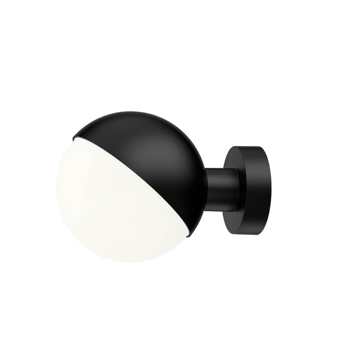 Louis Poulsen VL Studio Wandleuchte, schwarz matt
