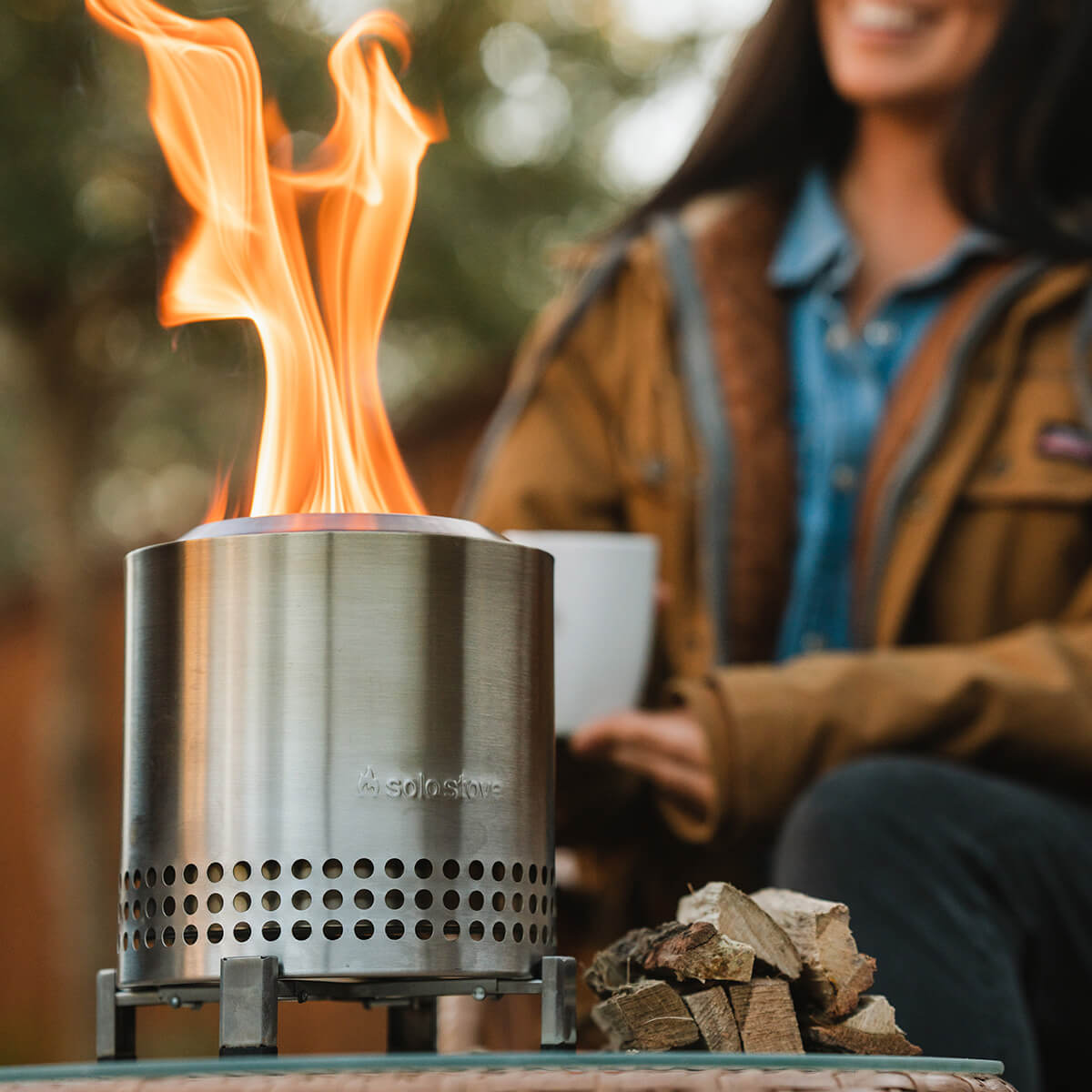 Solo Stove Mesa XL Tischfeuer & Tischkamin, Edelstahl