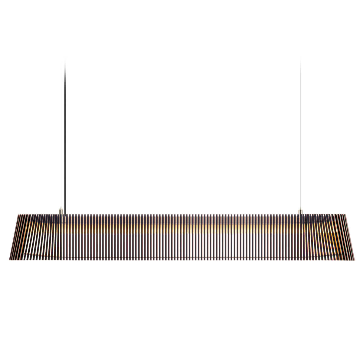 Secto Design Owalo 7000 Pendelleuchte, schwarz laminiert, Kabel: schwarz