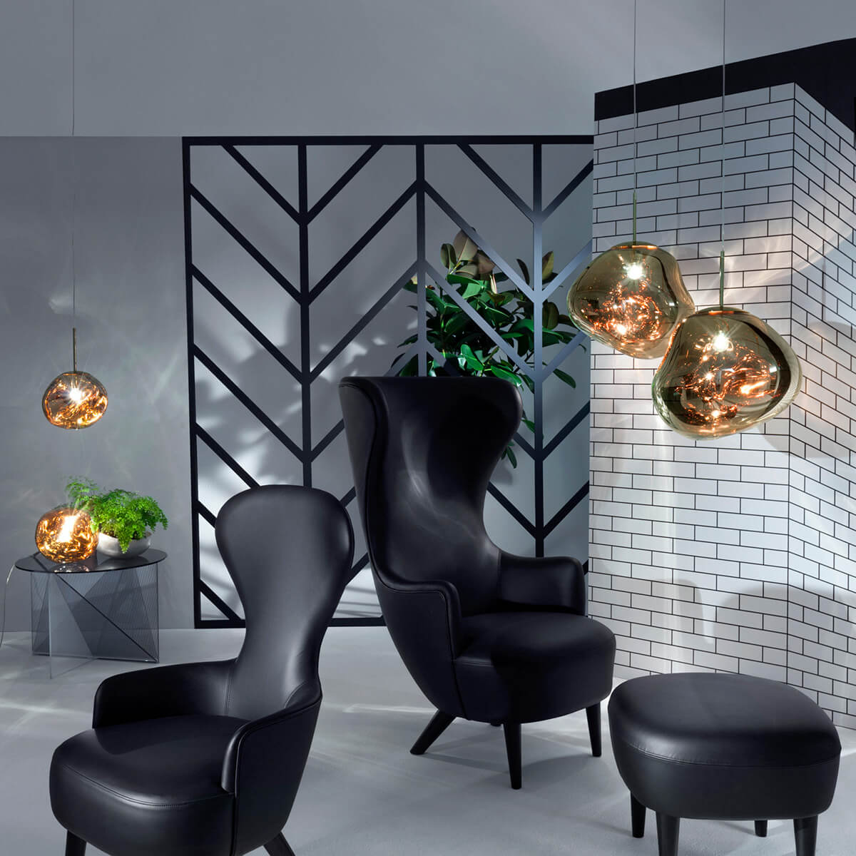 Tom Dixon Melt LED Pendelleuchte, Gold