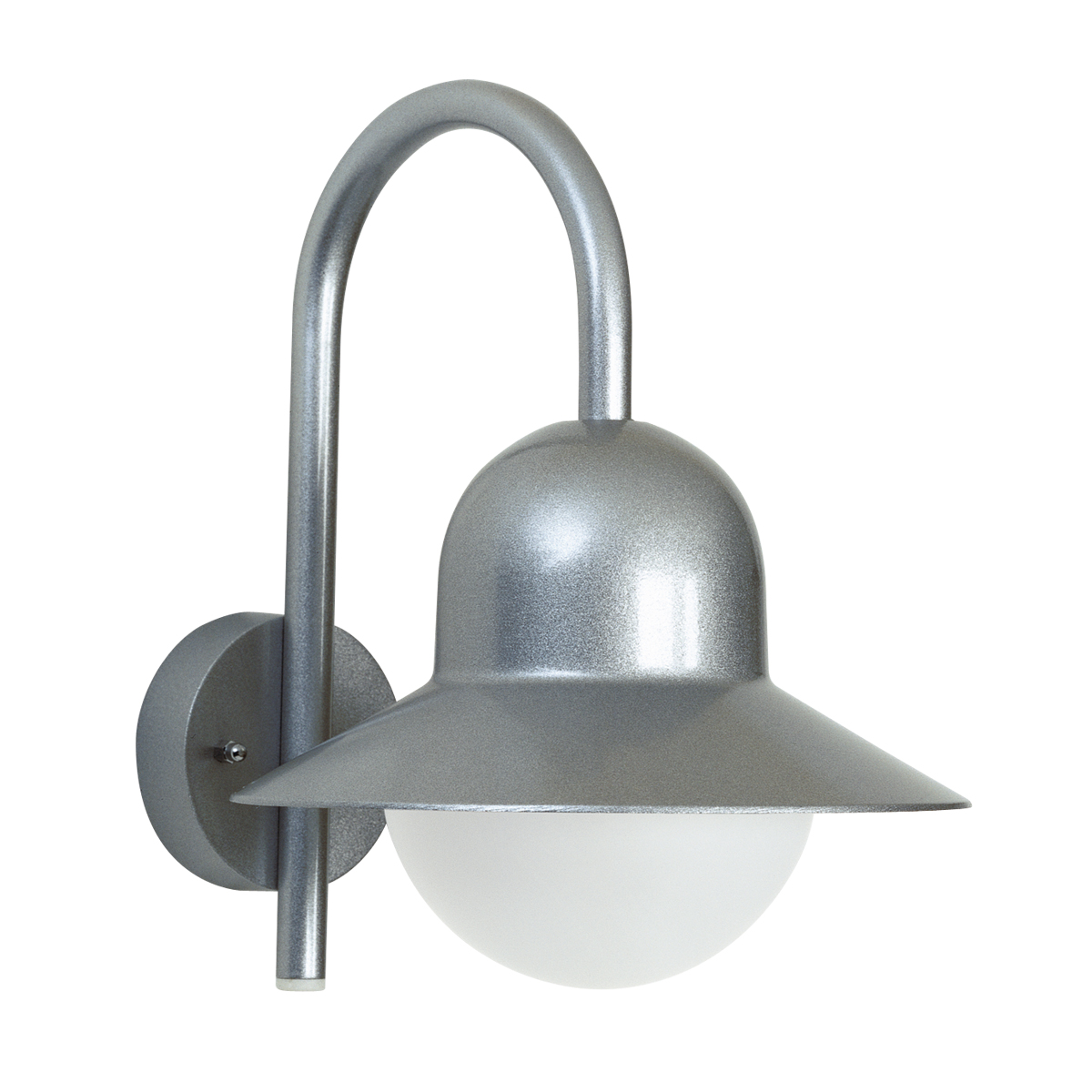 Albert Leuchten 0662 Außenwandleuchte, Silber