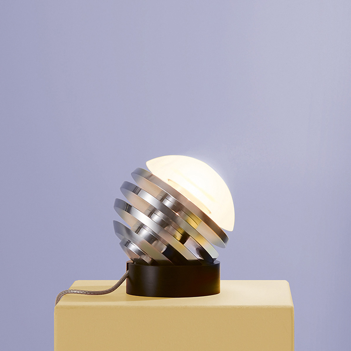 Tecnolumen Bulo Micro LED Tischleuchte, Aluminium pur matt