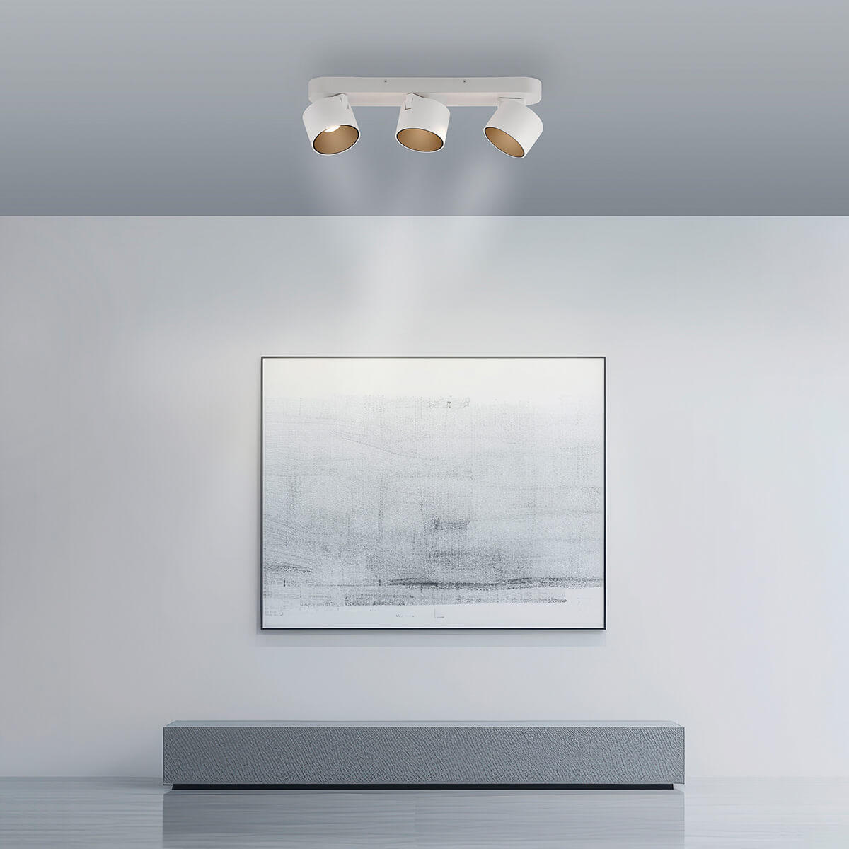 PURE Cup LED Deckenleuchte, 3-flg.
