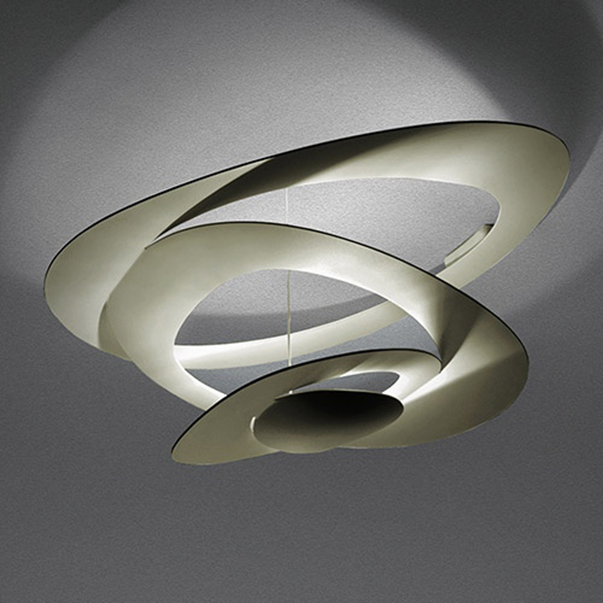 Artemide Pirce Soffitto LED, golden