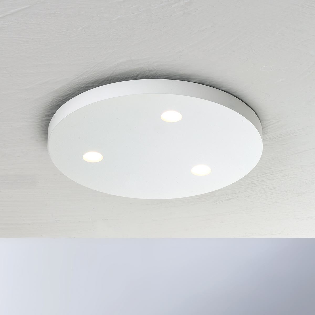 Bopp Close LED Deckenleuchte, Ø 20 cm, weiß