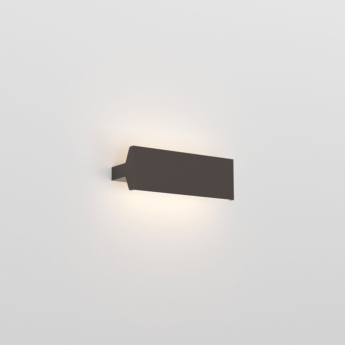 Rotaliana Ipe W2 LED Wandleuchte, Kaffee-Braun