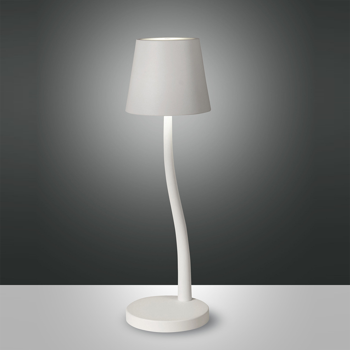 Fabas Luce Judy LED Akkuleuchte, weiß