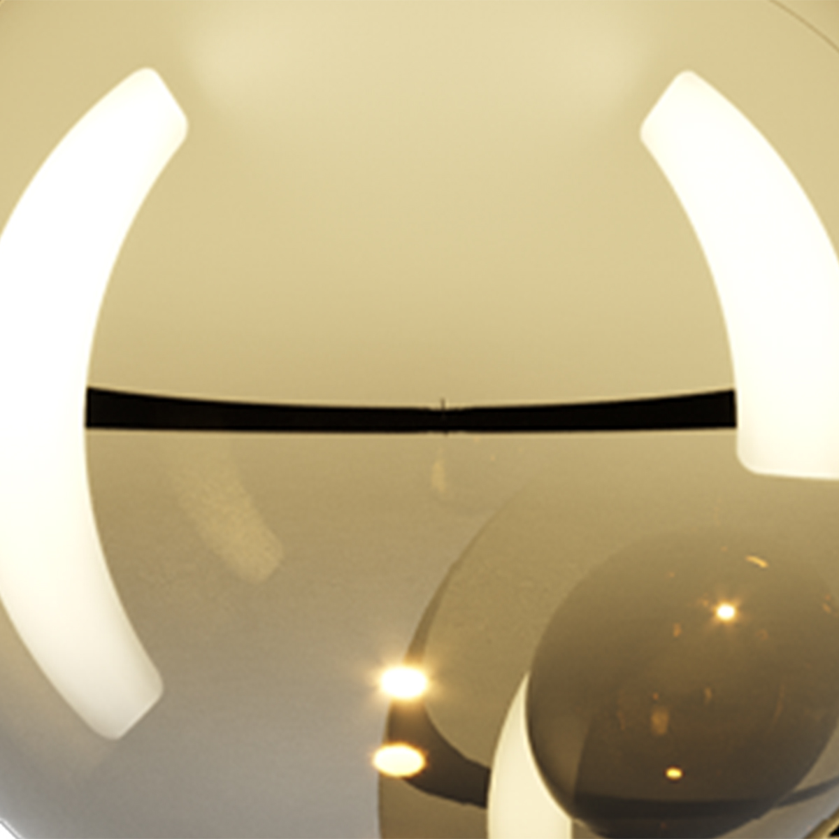 Lodes Random Solo 12 LED Pendelleuchte, Farbmuster: Gold