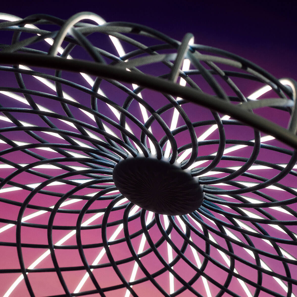 Flos Skynest LED Pendelleuchte, anthrazit (©Alessandro Oliva)