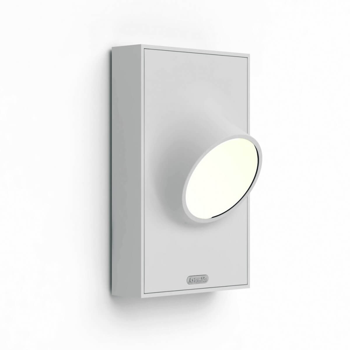 Artemide Outdoor Ciclope LED Außenwandleuchte, hellgrau