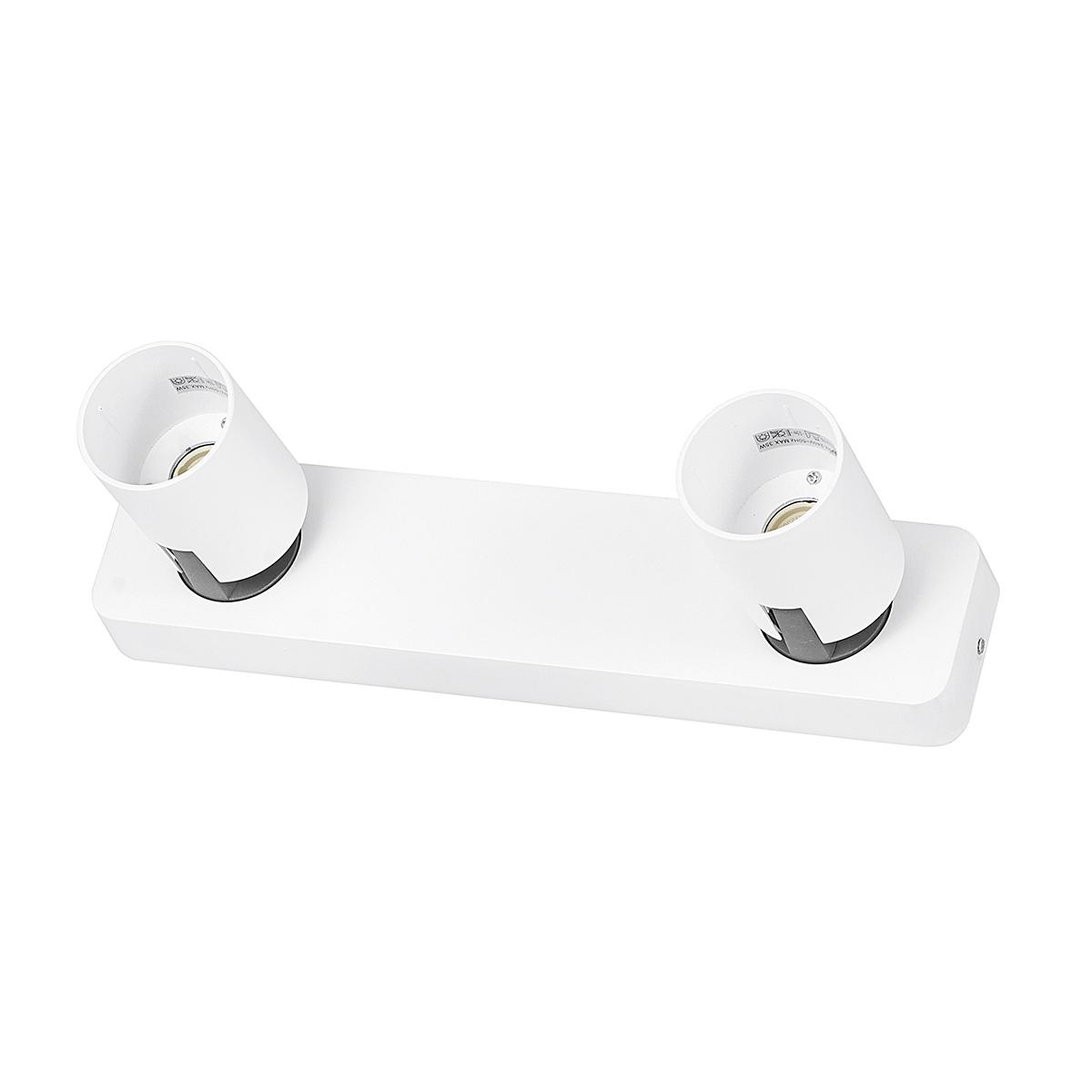 MyLight Luxemburg Deckenstrahler, 2-flg., weiß