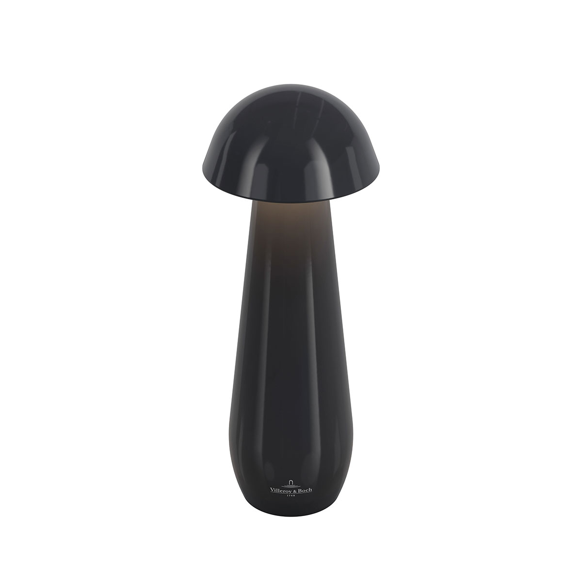 Höhe: 21 cm, schwarz-keramik