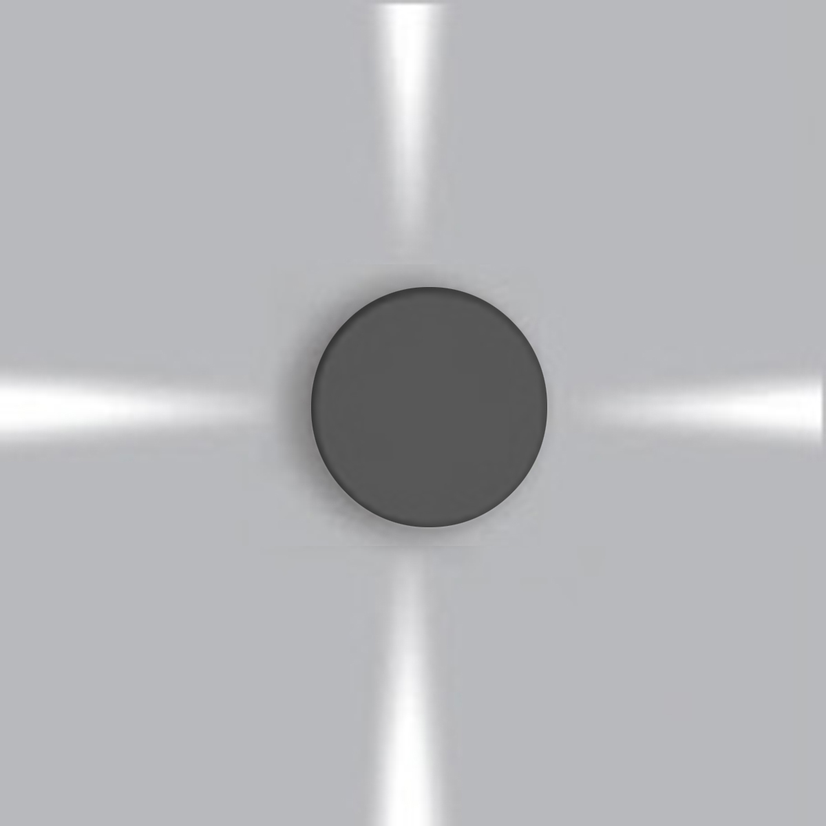 Artemide Outdoor Effetto 16R LED Außenwandleuchte 4N, 4 x 4°, anthrazitgrau
