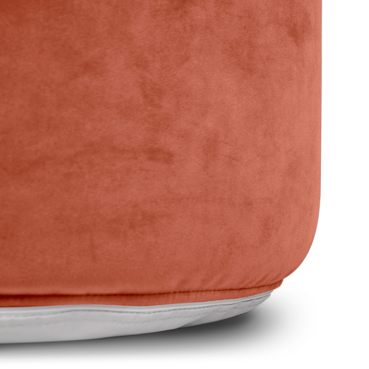 Point Velvet Hocker