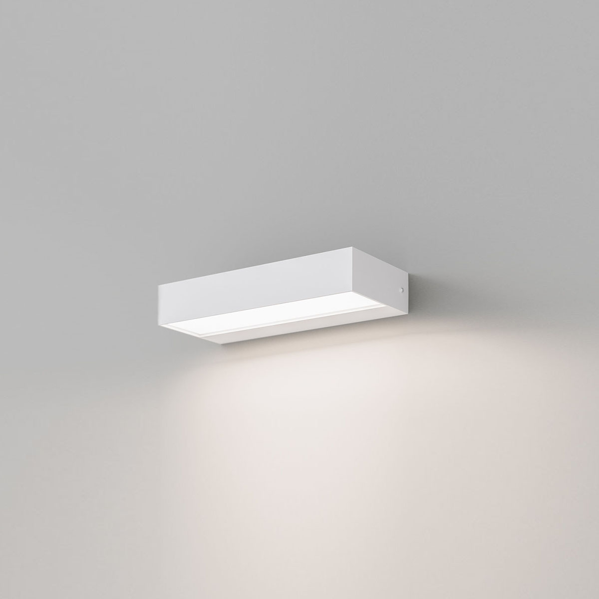 Rotaliana InOut W1 LED Innen- / Außenwandleuchte, weiß geprägt