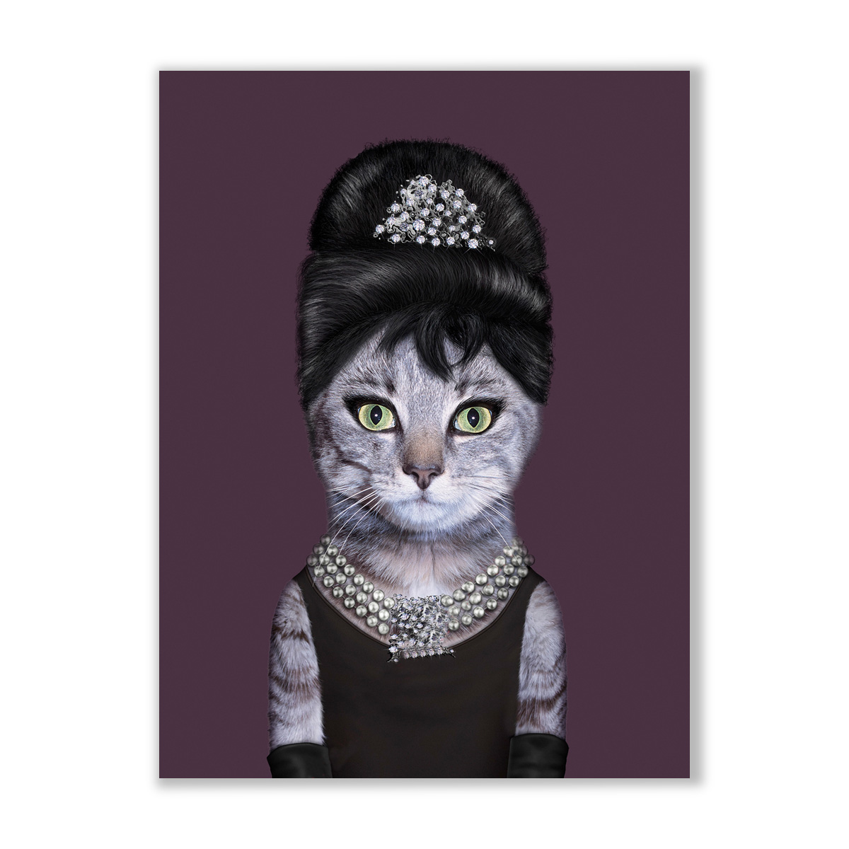 ImageLand Glasbild Digitaldruck Frühstück mit Juwelen, 80 x 60 cm, Digitaldruck hinter Glas Glasbild Digitaldruck Frühstück mit Juwelen, 80 x 60 cm