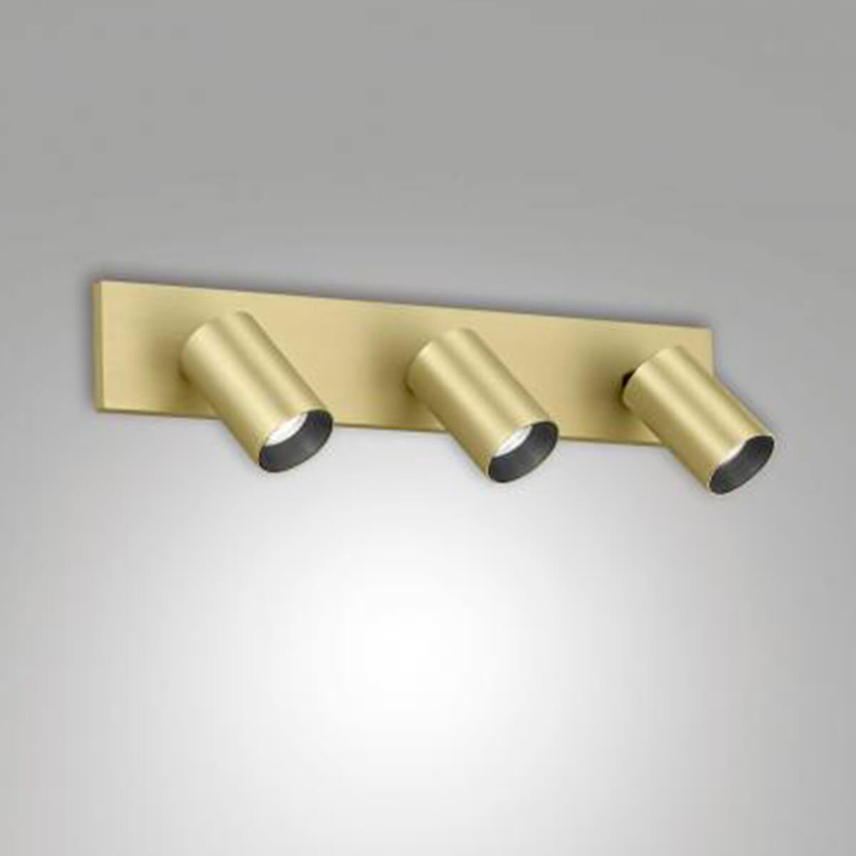 Fabas Luce Flores Deckenstrahler, 3-flg. Messing satiniert