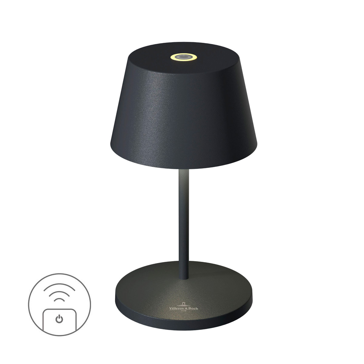 Villeroy & Boch Seoul RC LED Akkuleuchte, schwarz